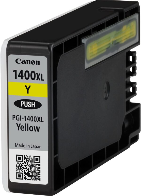 Canon PGI-1400XL Y Jaune - Cartouche d'encre grande capacité Canon d'origine (9204B001AA) – Image 2