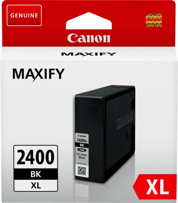 Canon PGI-2400XL BK Noir - Cartouche d'encre grande capacité Canon d'origine (9257B001AA) – Image 3