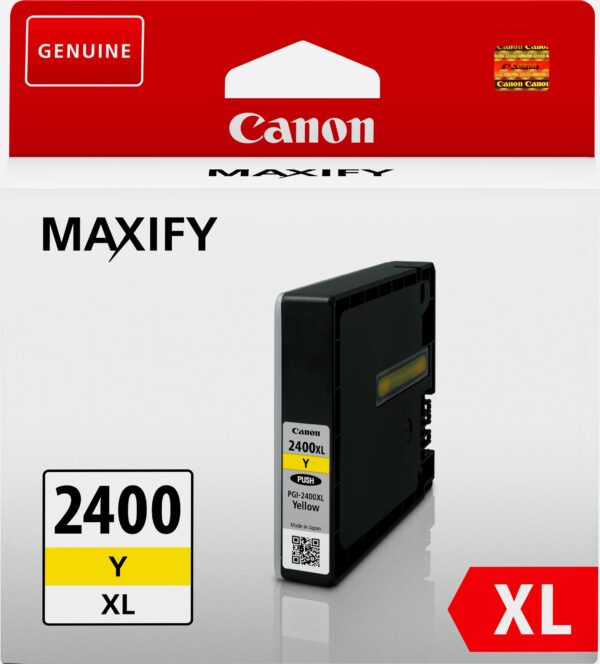 Canon PGI-2400XL Y Jaune - Cartouche d'encre grande capacité Canon d'origine (9276B001AA) – Image 3