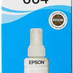 Prix Epson 664 C (T6642) Cyan - Bouteille d'encre Epson d'origine (C13T66424A) -  144.00 -  144.00