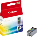 Canon CLI-36 Couleurs - Cartouche d'encre Canon d'origine (1511B001AF)