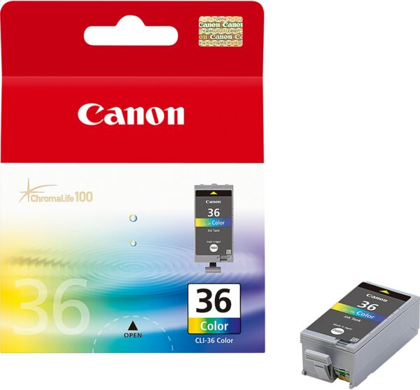 Canon CLI-36 Couleurs - Cartouche d'encre Canon d'origine (1511B001AF) – Image 3