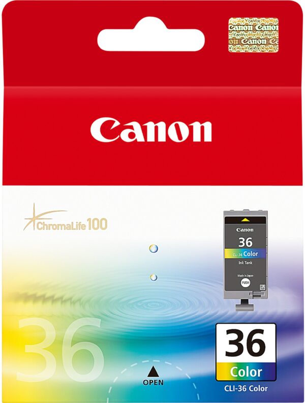 Canon CLI-36 Couleurs - Cartouche d'encre Canon d'origine (1511B001AF) – Image 4