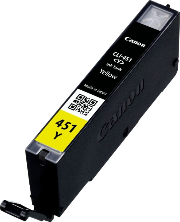 Canon CLI-451Y Jaune - Cartouche d'encre Canon d'origine (6526B001AA) – Image 3