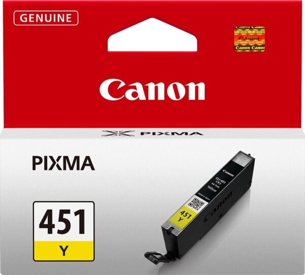 Canon CLI-451Y Jaune - Cartouche d'encre Canon d'origine (6526B001AA) – Image 4