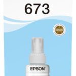 Epson 673 LC (T6735) Cyan Clair - Bouteille d'encre Epson d'origine (C13T67354A)