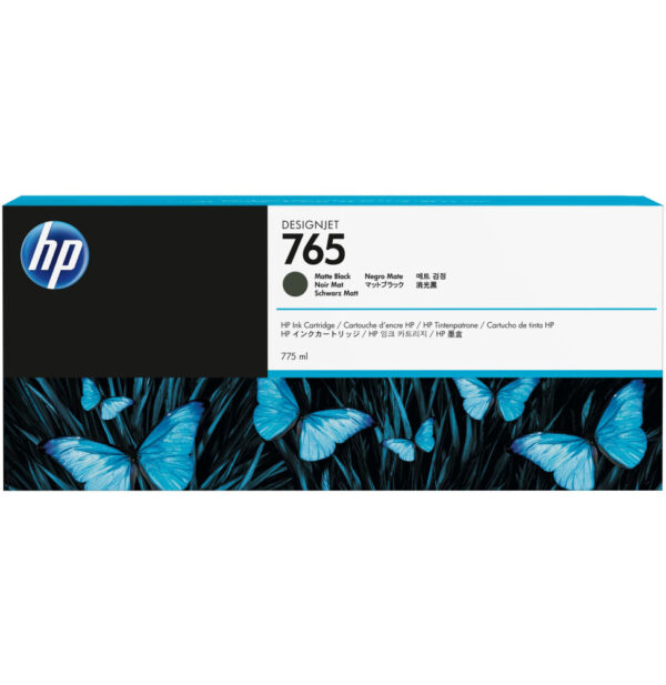 Prix HP 765 Noir Mate - Cartouche d'encre HP d'origine (F9J55A) -  6252.00 -  6252.00