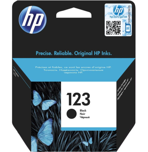 Prix HP 123 Noir - Cartouche d'encre HP d'origine (F6V17AE) -  257.00 -  257.00
