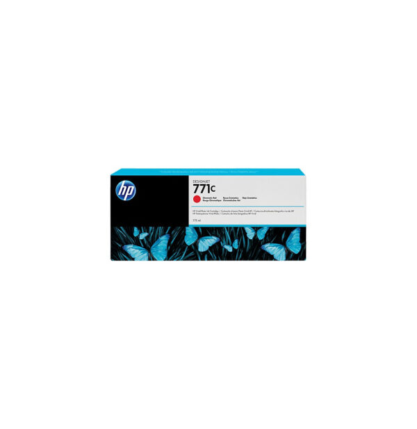 Prix HP 771C Rouge Chromatique - Cartouche d'encre HP d'origine (B6Y08A) -  5004.00 -  5004.00