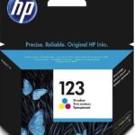 HP 123 trois couleurs - Cartouche d'encre HP d'origine (F6V16AE)
