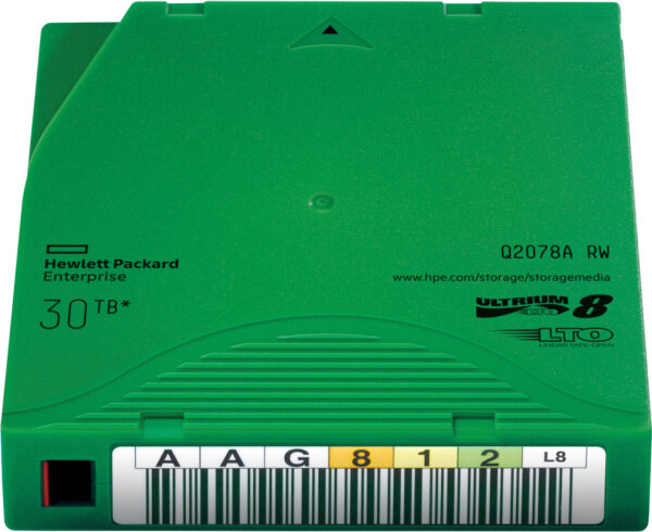 Cartouche de données HPE LTO-8 Ultrium 30 To RW (Q2078A) – Image 3