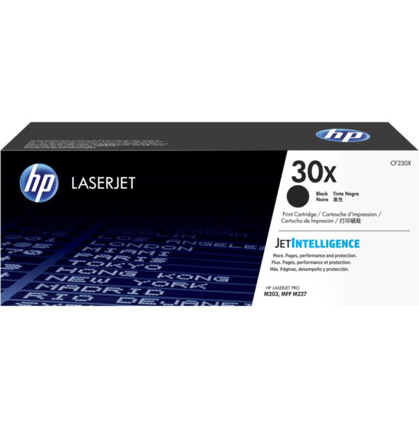 Prix HP 30X Noir (CF230X) - Toner grande capacité HP LaserJet d'origine -  2196.00 -  2196.00