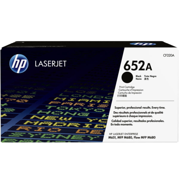 HP 652A Noir (CF320A) - Toner HP LaserJet d'origine
