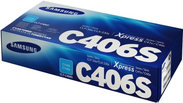 Prix Cartouche de toner Samsung CLT-C406S - Cyan (ST986A) -  1130.00 -  1130.00 – Image 2