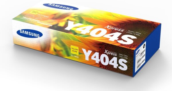 Samsung CLT-Y404S Jaune - Toner Samsung d'origine (SU456A) – Image 2