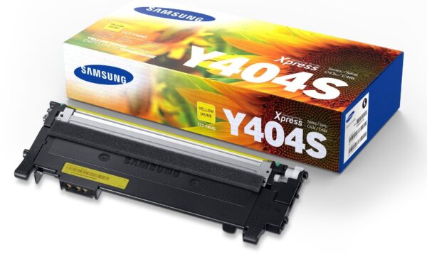 Samsung CLT-Y404S Jaune - Toner Samsung d'origine (SU456A)