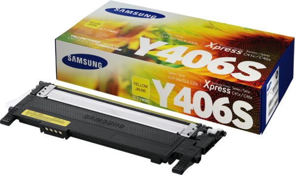 Prix Cartouche de toner Samsung CLT-Y406S - Jaune (SU464A) -  1130.00 -  1130.00