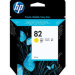 Prix HP 82 Jaune - Cartouche d'encre HP d'origine (C4913A) -  - 