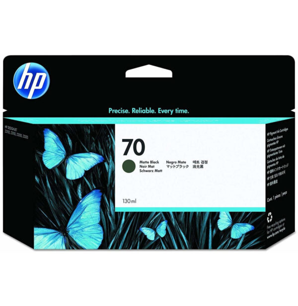 Prix HP 70 Noir mat - Cartouche d'encre HP d'origine (C9448A) -  1956.00 -  1956.00
