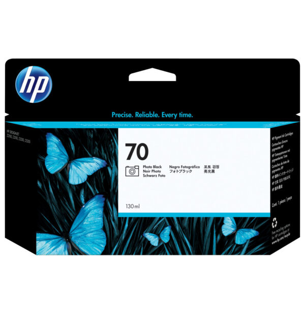 Prix HP 70 Noir Photo - Cartouche d'encre HP d'origine (C9449A) -  1956.00 -  1956.00