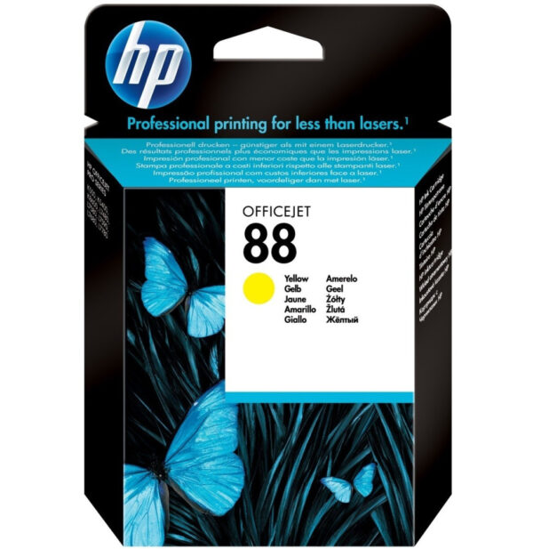 Prix HP 88 Jaune - Cartouche d'encre HP d'origine (C9388AE) -  - 