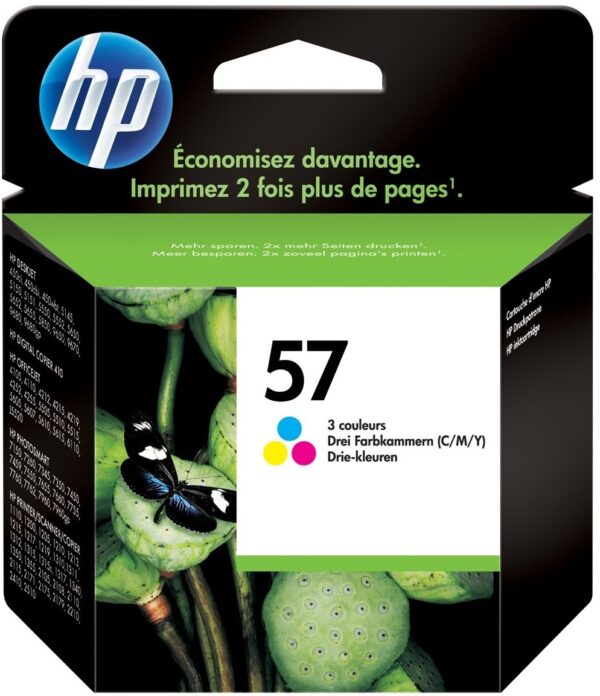 Prix HP 57 3 couleurs - Cartouche d'encre HP d'origine (C6657AE) -  - 