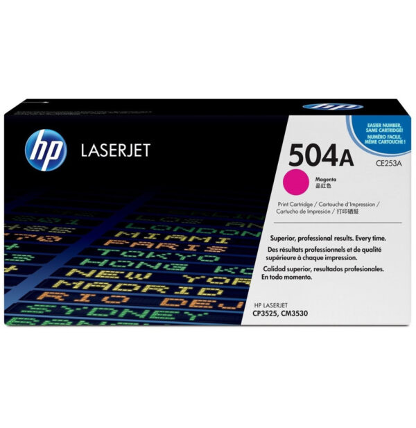 Prix HP 504A Magenta (CE253A) - Toner HP LaserJet d'origine -  6096.00 -  6096.00