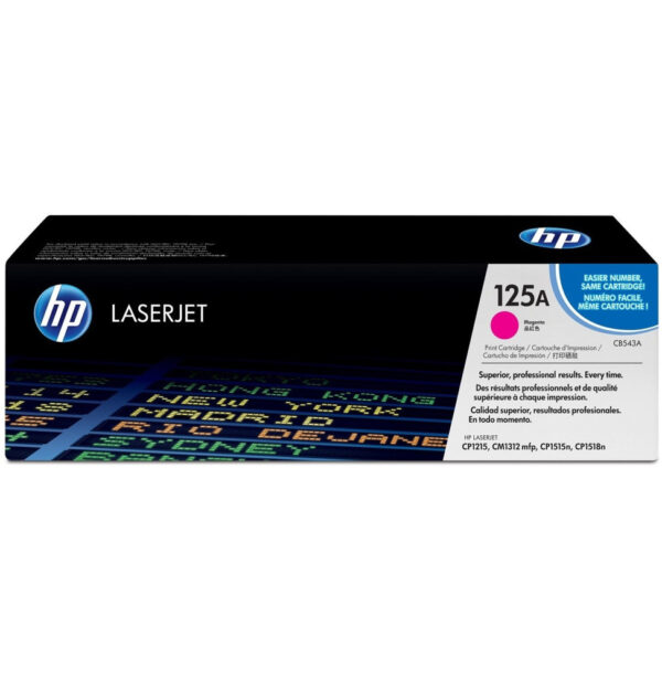 HP 125A Magenta (CB543A) - Toner HP LaserJet d'origine