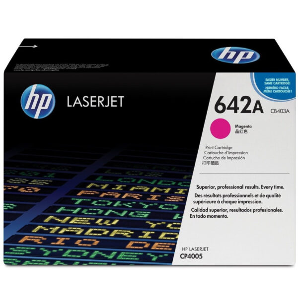 HP 642A Magenta (CB403A) - Toner HP LaserJet d'origine