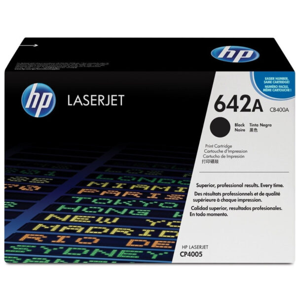 Prix HP 642A Noir (CB400A) - Toner HP LaserJet d'origine -  4162.00 -  4162.00