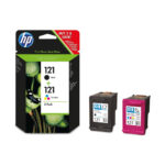 Prix HP 121 Noir + trois couleurs - Cartouche d'encre HP d'origine (CN637HE) -  - 