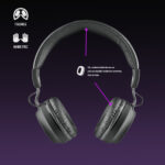 Prix Casque Bluetooth avec Microphone NGS Artica Chill Black (ARTICACHILLBLACK) -  139.00 -  139.00