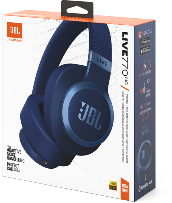 Casque Bluetooth JBL Live 770NC à réduction de bruit - Blue (JBLLIVE770NCBLU) – Image 12