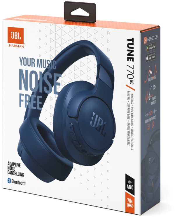 Casque Bluetooth JBL Tune 770NC à réduction de bruit - Blue (JBLT770NCBLU) – Image 10