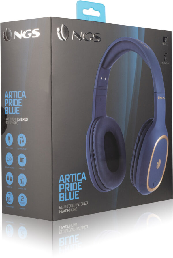 Prix Casque Bluetooth Ngs Artica Pride Blue avec microphone (ARTICAPRIDEBLUE) -  172.00 -  172.00 – Image 7