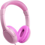 Casque CELLY pour enfants avec stickers - Rose - Jack 3,5 mm (KIDSBEATPK)