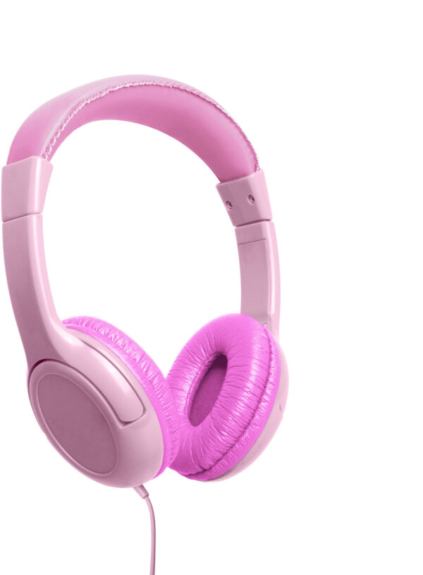 Casque CELLY pour enfants avec stickers - Rose - Jack 3,5 mm (KIDSBEATPK)