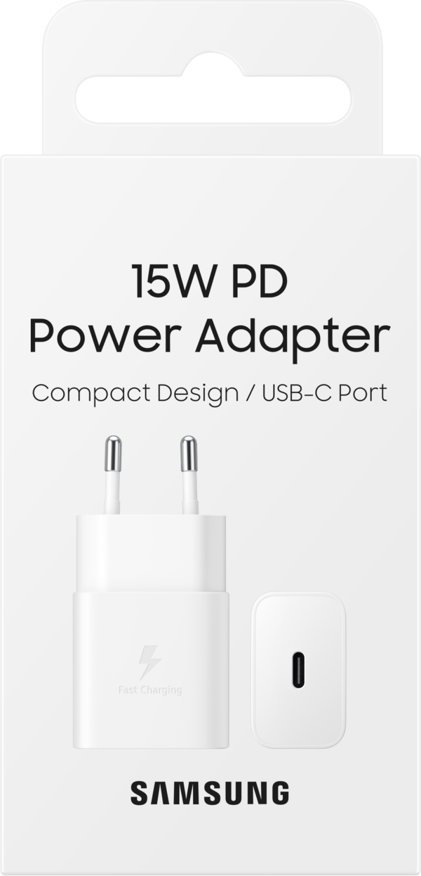 Chargeur Samsung rapide 15W USB-C - Sans câble (EP-T1510NWEGWW) – Image 4