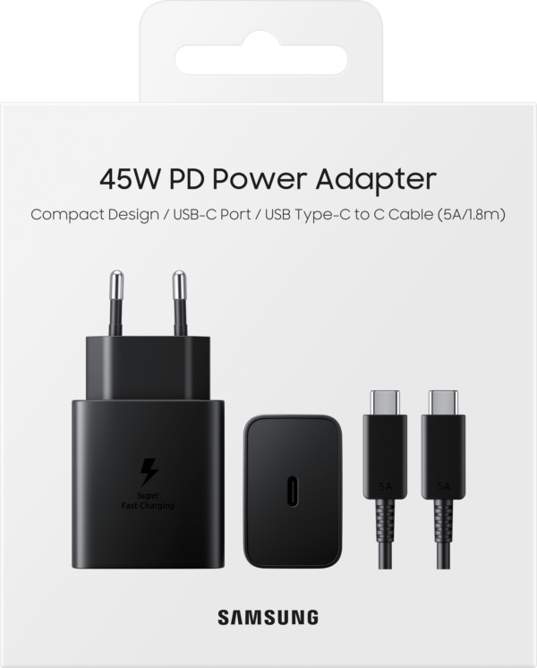 Prix Chargeur Samsung ultra rapide 45W USB-C - Avec câble (EP-T4510XBEGWW) -  -  – Image 6