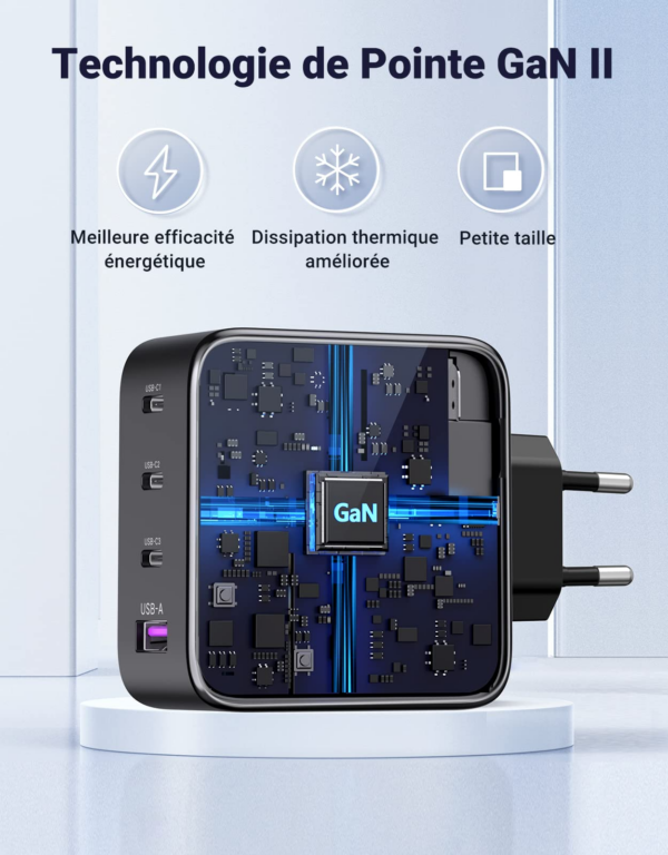 Chargeur Ugreen Nexode rapid 4 ports USB-C 100W (40747) – Image 5