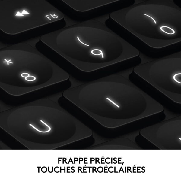 Clavier Bluetooth Multidispositif Logitech Craft - Français (AZERTY) (920-008497) – Image 7