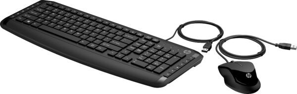 Clavier et souris filaires HP 200 AZERTY (9DF28AA) – Image 2