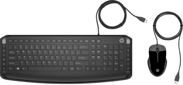 Clavier et souris filaires HP 200 AZERTY (9DF28AA)