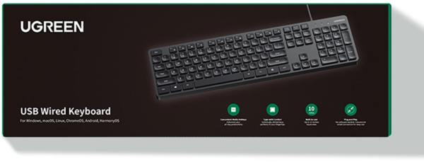 Clavier filaire Ugreen KU004 90875 - Qwerty (90875) – Image 8