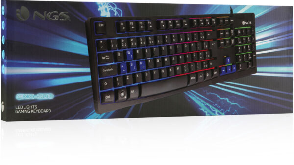 Clavier Gamer avec touches retro-éclairées NGS GKX-300 (AZERTY) – Image 3