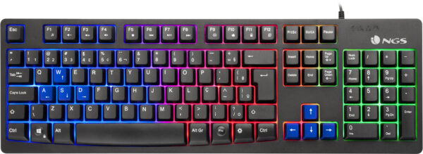 Clavier Gamer avec touches retro-éclairées NGS GKX-300 (AZERTY) – Image 6