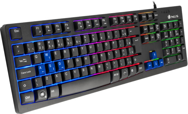 Clavier Gamer avec touches retro-éclairées NGS GKX-300 (AZERTY)