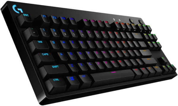 Clavier gaming rétroéclairé mécanique Logitech G PRO - Noir Français Azerty (920-009390) – Image 2