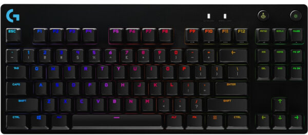 Clavier gaming rétroéclairé mécanique Logitech G PRO - Noir Français Azerty (920-009390)