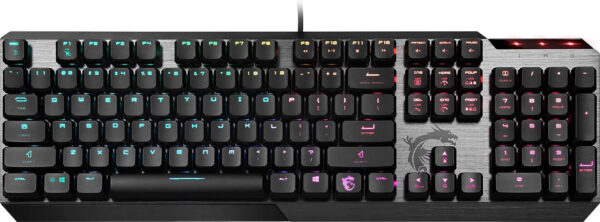 Clavier gaming rétroéclairé mécanique MSI VIGOR GK50 low profile - AZERTY (S11-04FR238-GA7) – Image 2
